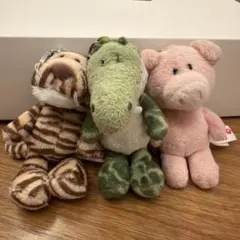 NICI 動物キーホルダー3個セット