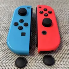 【超美品純正完動品】Nintendo SwitchJoy-Con青 赤おまけ付⑥