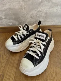 CONVERSE ブラック ホワイト スニーカー 24.5cm