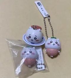 【未開封品あり】ちいかわ くら寿司コラボ キーホルダー ねぎまぐろ他3点セットのサムネイル