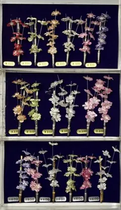 アメピン　髪飾り　ヘアアクセサリー　約7cm 1セット６本　計3セット１８本　⑬