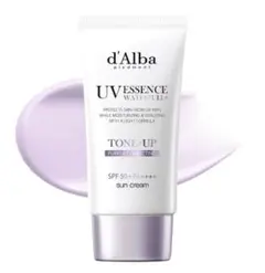 ダルバ トーンアップサンクリーム 化粧下地 日焼け止め パープル50ml