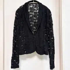 MOTOMACH I Zelalブラックレース花柄シャツ L L - メルカリ