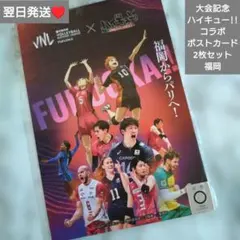 即購入◎　翌日発送　大会記念　ハイキュー!!　コラボポストカード2枚セット