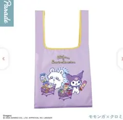 ちいかわ×サンリオ　エコバッグ　ガチャ　クロミモモンガ