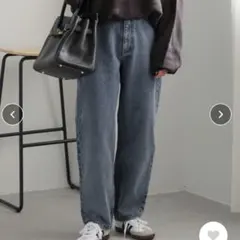 美品 Journal standard relume カーブラインデニム 38