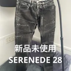 【新品未使用】 SERENEDEスリムフィットダメージデニム30 限定)SERENEDEスリムフィットワックスコーティングデニム30 - メルカリ
