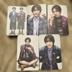 ROIROM ロイロム　トレカ5枚セット チェック柄　新品