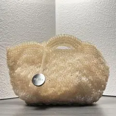 フルラ　編みバッグ　透明のサムネイル