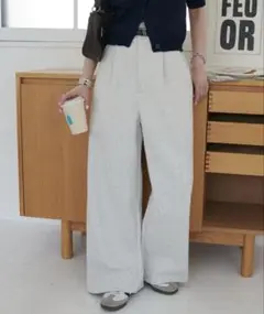 DISCOAT きれいめスウェットパンツ
