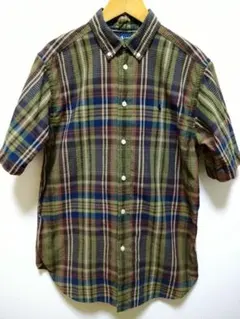 おじさんチェックシャツRALPH LAURENラルフローレン160チェックシャツ