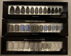FINGER SUIT プレスオンネイルセット 40枚入り　3セット