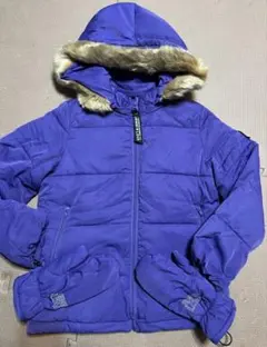 JENNI LOVE 紫色ダウンコート ミトン付き　140cm