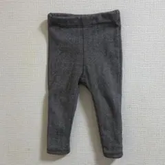 子供服　ズボン　90　裏起毛　あったか　ヘリンボーン柄　オシャレ　幼児