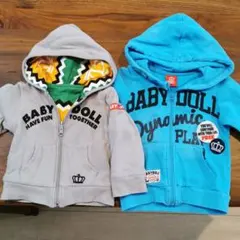 BABYDOLL アウター パーカー リバーシブル 2点 セット