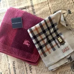 新品未使用　burberry darks ハンカチset売り