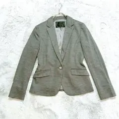 アンタイトル テーラードジャケット グレー系 サイズ2 通勤 きれいめ