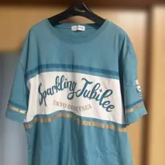 ディズニーシー25周年　ジュビリー　Tシャツ　水色　男女兼用