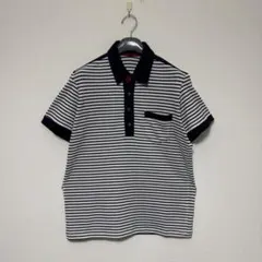 美品✨　マッキントッシュフィロソフィー　半袖ポロシャツ　ボーダー　速乾のサムネイル