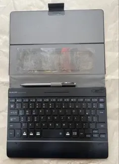 ELECOM Bluetoothキーボード折りたたみ式、アクティブタッチペン付き