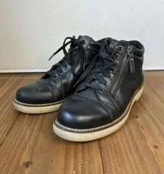 あしながおじさん レザーブーツ 黒 24のサムネイル