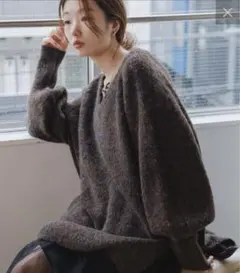 カスタネ　メランジVニット(限定値下げ)