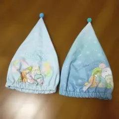 【匿名配送】水泳タオルキャップ(2つセット)すみっコぐらしのサムネイル