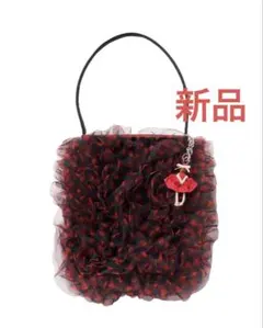 新品 ファミリア familiar ハンドバッグ チュール ファミリアチェック