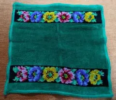 [ コロン様専用 ] FEILER フラワー柄 タオルハンカチ　中古品