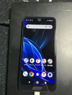 AQUOS R2 SHV42 au 黒　ジャンク扱いで