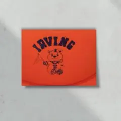▪️80s IRVING ビンテージ トラッカーキャップ 熊 クマ オレンジ
