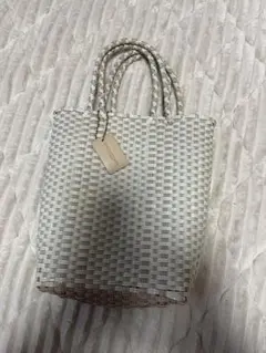 BEAUTY&YOUTH 編み込みかごバッグ