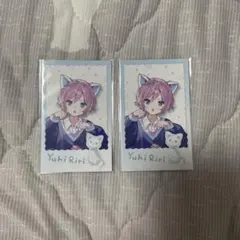 夕陽リリ わんにゃん にじさんじ チェキ風カード