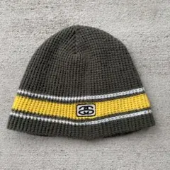 Stussy ストライプ　ニット帽　ビーニー　old 90s 00s 紺タグ