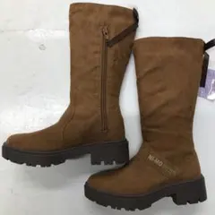 Nimo ブラウンブーツ ジッパー付き 19cm 新品未使用