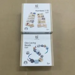 【中古玩具2点セット】プラントイ、ジオレーシングビーズ、ナンバー1-10のサムネイル