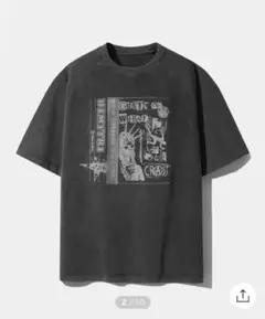 DIMITRI BLACK ピグメントTシャツ