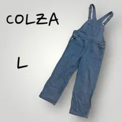 【COLZA】オーバーオール　サロペット　美品　デニム　ポケット　ボタン