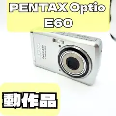 PENTAX Optio E60 ペンタックス オプティオ シルバー コンデジのサムネイル