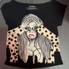 MURUA イラストプリント Tシャツ フリーサイズのサムネイル