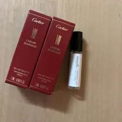 Cartier L'Heure Diaphane & meeth 2mlセット