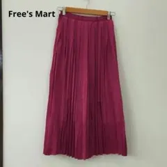 美品 フリーズマート Free's Mart プリーツスカート ボルドー S