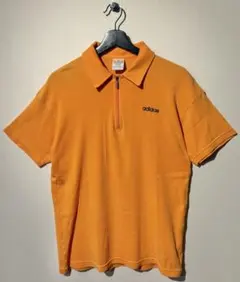 VINTAGE / adidas / ハーフジップポロシャツ / SIZE:M
