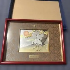 赤富士 芳光刻 金 銀 鍍金 骨董品 叙勲受章記念品 富士山 飲食店 経営