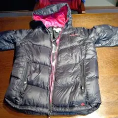 Columbia 黒/ピンク ダウンジャケット Lサイズ