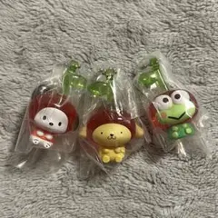 ポチャッコ ポムポムプリン けろけろけろっぴ ガチャガチャ さくらんぼ