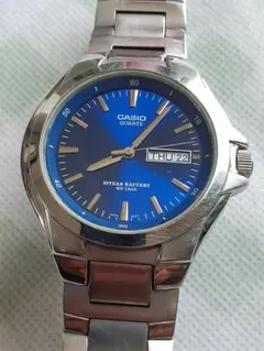 CASIO 新品電池 極美品 腕時計 メンズ MTP-1246 トリプル ブルー 