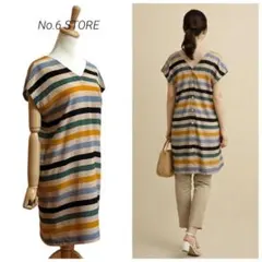 【No.6 STORE】 シルク100% バックボタン ワンピースのサムネイル