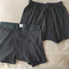 UNIQLO ユニクロ ボクサー ブリーフ 2枚セット Lサイズ グレー