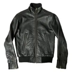 【短丈】Vintage leather jacket【本革】